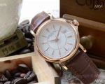 New Patek Philippe Replica Watches - Rose Gold Case Brown Leather Strap
